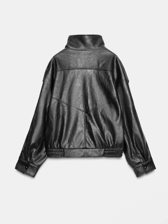 Faux Leather Jacket ZARA NWOT - Picture 4 of 4